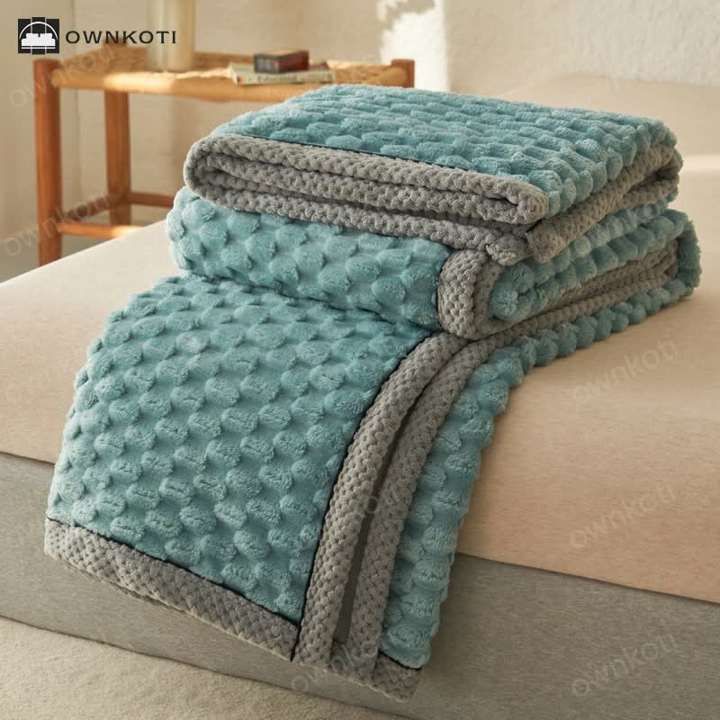 Simple Soft Fleece Duvet Cover Blanket