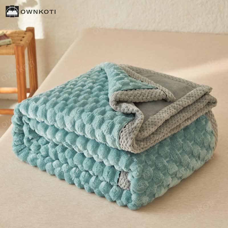 Simple Soft Fleece Duvet Cover Blanket