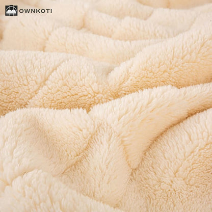 Soft Fleece Solid Color Throw Blanket