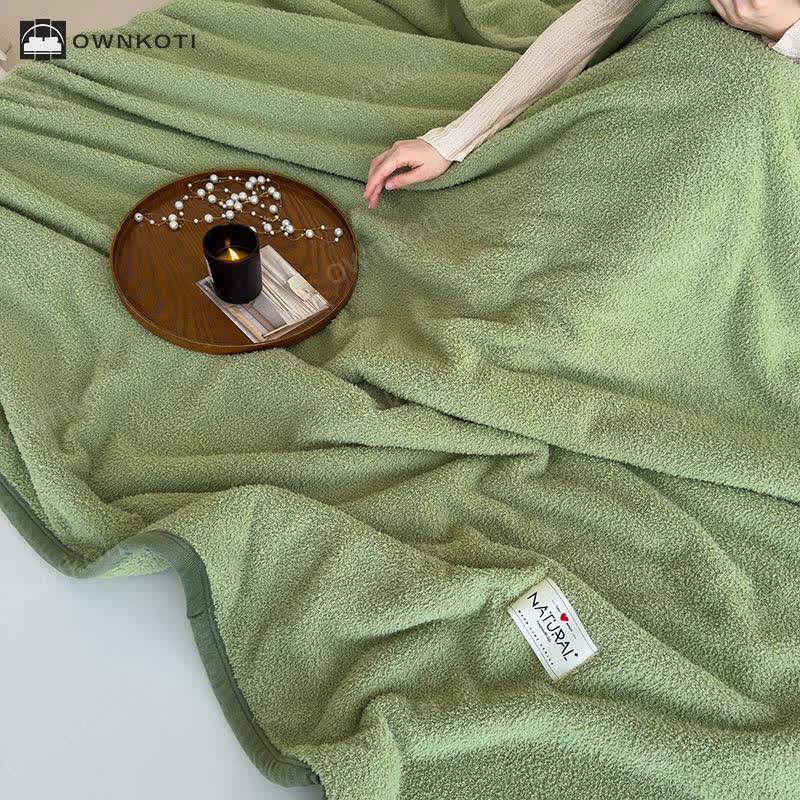 Double-sided Fleece Warm Throw Blanket