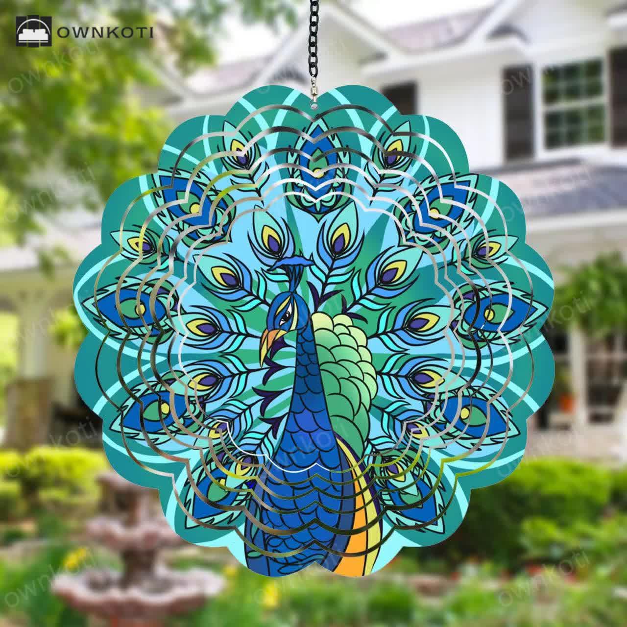 3D Animal Wind Spinner Hanging Ornament