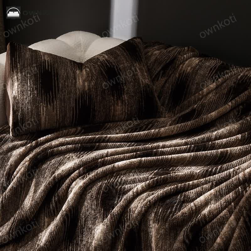 Soft Velvet Vintage Sofa Throw Blanket