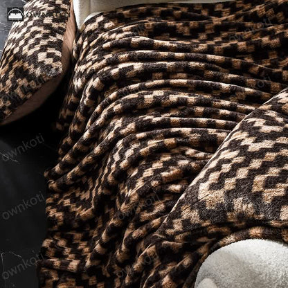 Modern Warm Soft Sofa Throw Blanket