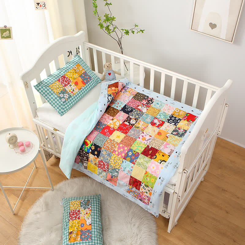 Pastoral Pure Cotton Patchwork Baby Quilt