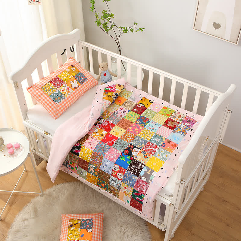 Pastoral Pure Cotton Patchwork Baby Quilt