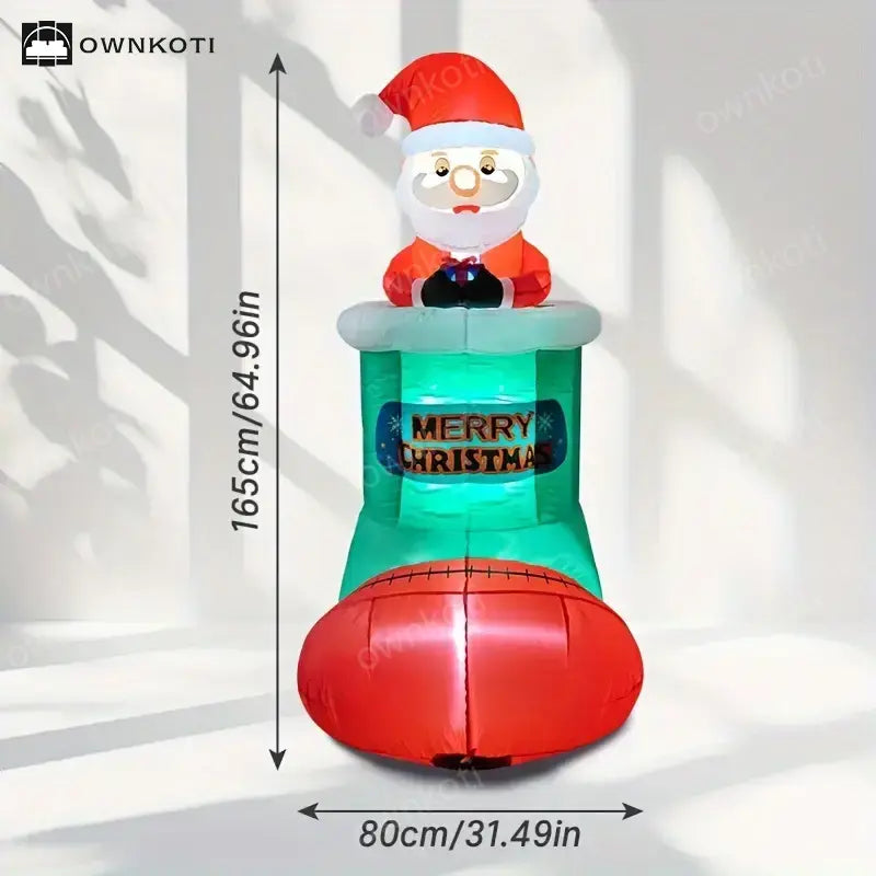 [Ship In 24 Hours] Christmas Dynamic Inflatable Decoration with LED Lights