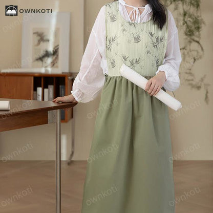 Pastoral Bamboo Waterproof Artist's Smock