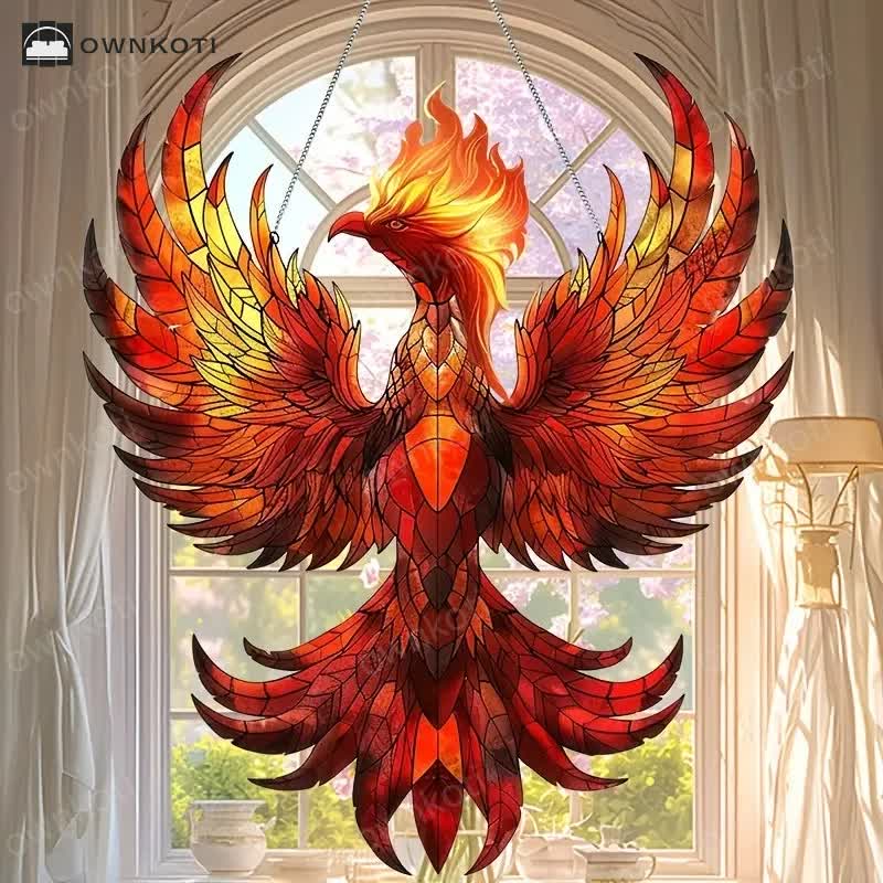 Halloween Firebird Acrylic Home Decor Hanging ownkoti