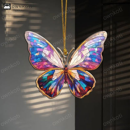 Colorful Butterfly Acrylic Hanging Decoration