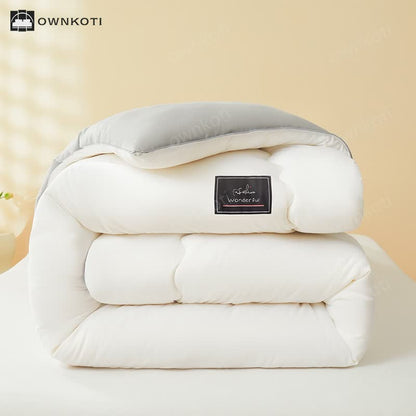 Solid Color Breathable Quilted Comforter