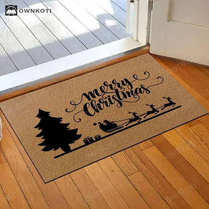 Christmas Motif Home Decor Anti-slip Rug