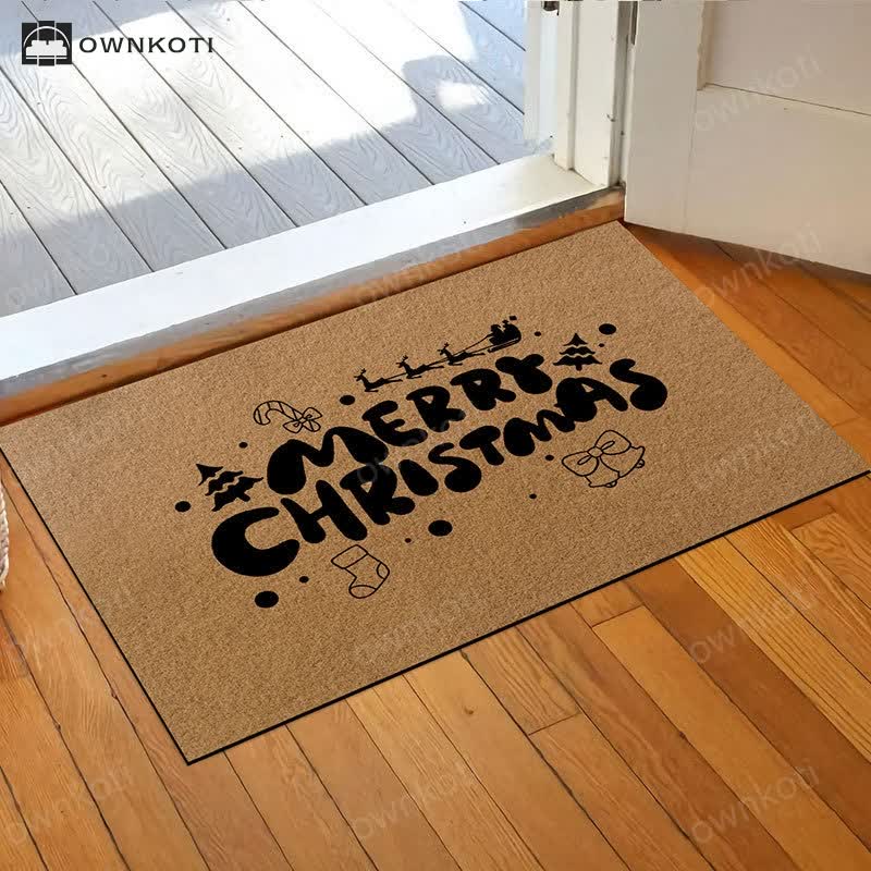 Christmas Motif Home Decor Anti-slip Rug