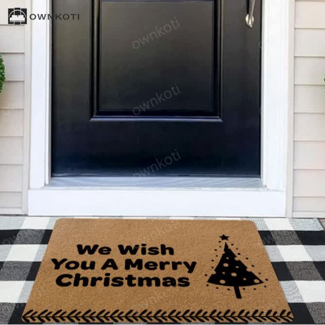 Christmas Motif Home Decor Anti-slip Rug