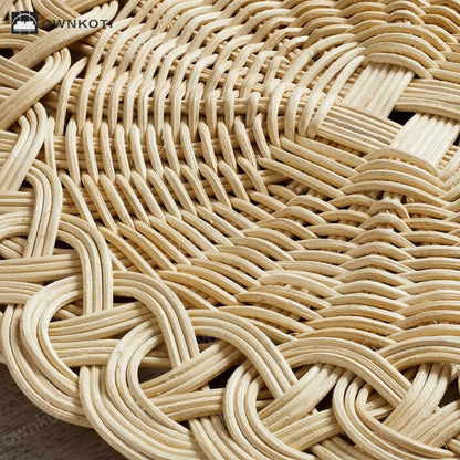 Round Shape Hand-woven Rattan Placemat