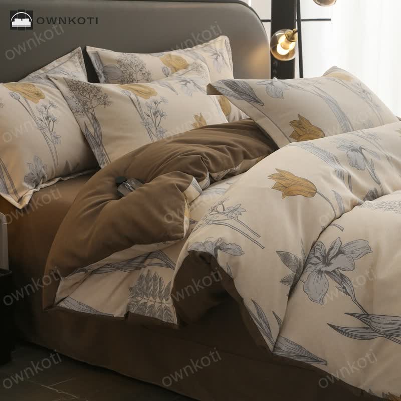 Pastoral Brushed Cotton Bedding Collection