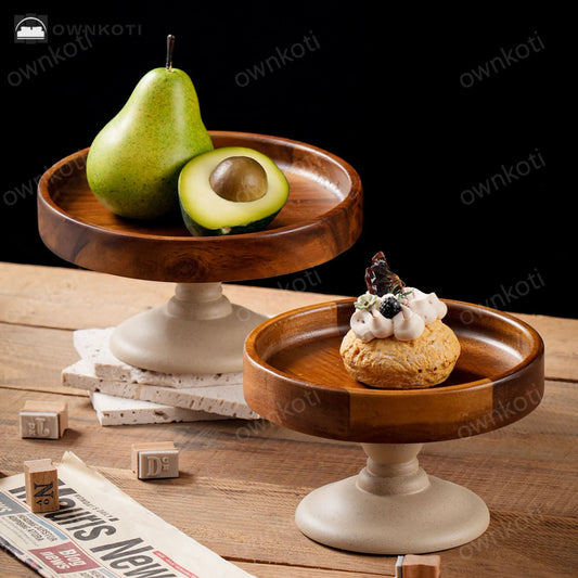 Stand Round Cake Holder Serving Tray