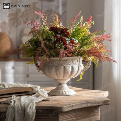 Home Decor Iron Dried Flower Vase Ornament