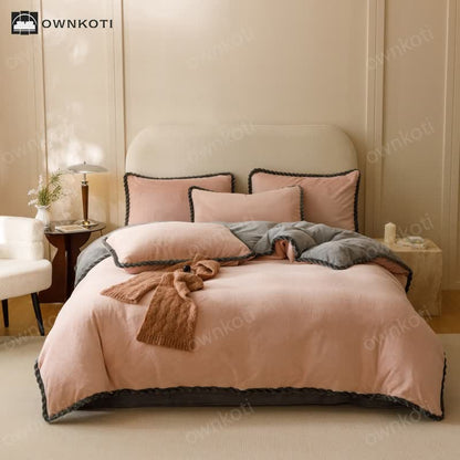 Warm Fleece Duvet Cover Comforter