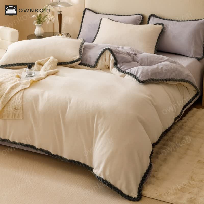 Warm Fleece Duvet Cover Comforter