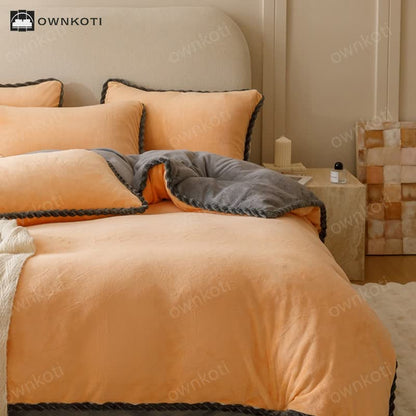 Warm Fleece Duvet Cover Comforter