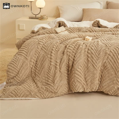 Fluffy Fleece Warm Winter Throw Blanket