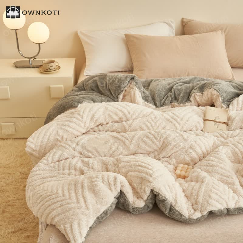 Fluffy Fleece Warm Winter Throw Blanket