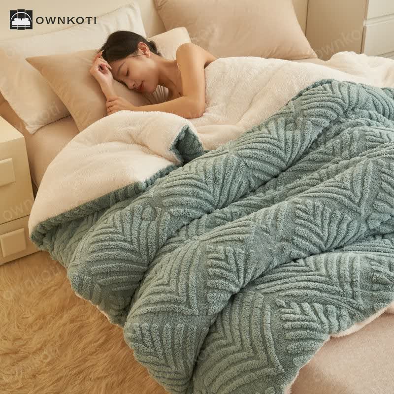 Fluffy Fleece Warm Winter Throw Blanket