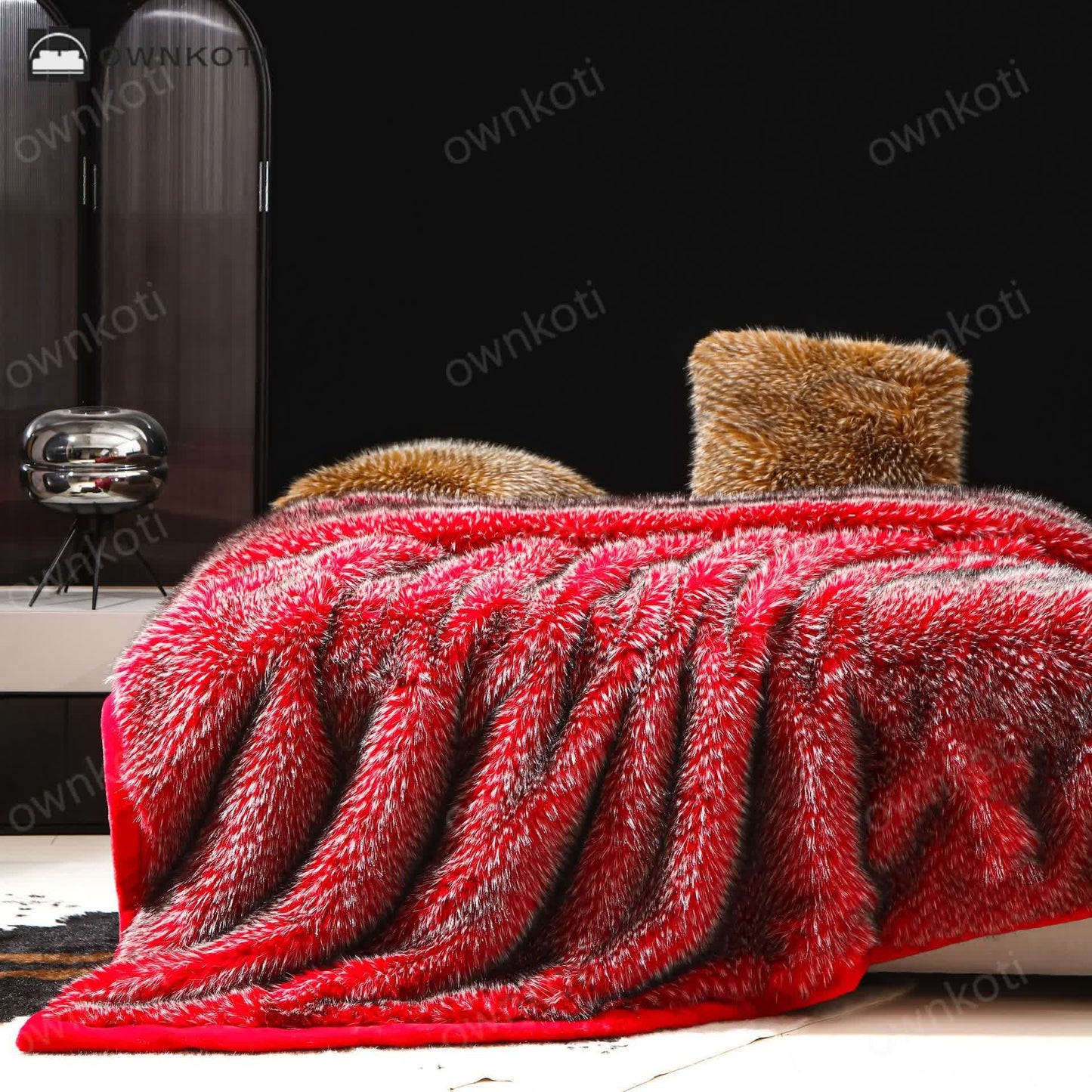 Soft Faux Fur Winter Luxurious Throw Blanket