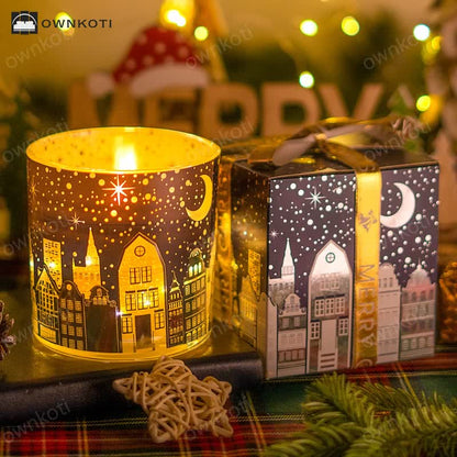 Creative Glowing Christmas Aromatherapy Candle Gift