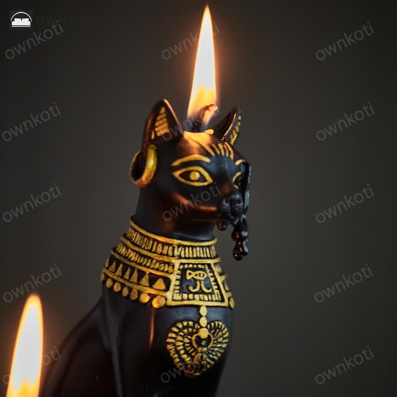 Egyptian Cat Home Decor Scented Candle