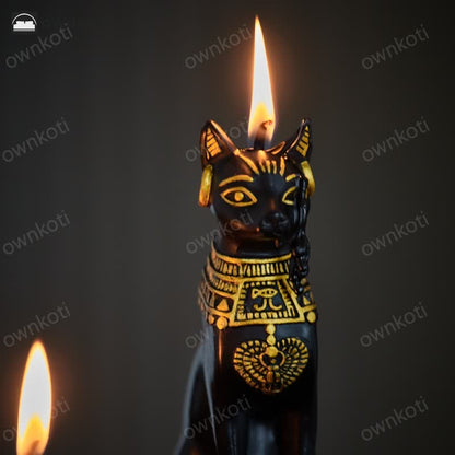 Egyptian Cat Home Decor Scented Candle