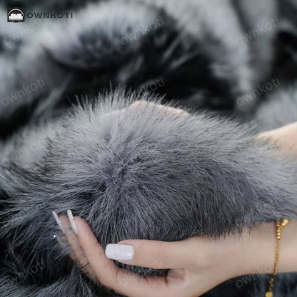 Luxurious Winter Faux Fur Throw Blanket