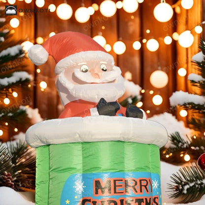 [Ship In 24 Hours] Christmas Dynamic Inflatable Decoration with LED Lights