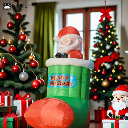 [Ship In 24 Hours] Christmas Dynamic Inflatable Decoration with LED Lights