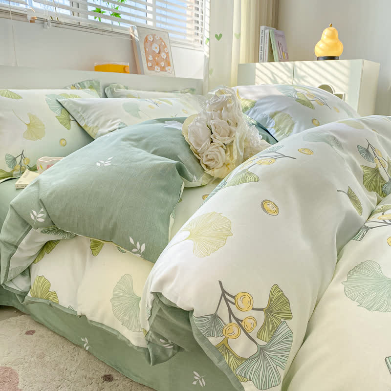 Refresh Ginkgo Leaf Pure Cotton Bedding