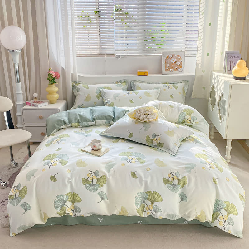 Refresh Ginkgo Leaf Pure Cotton Bedding