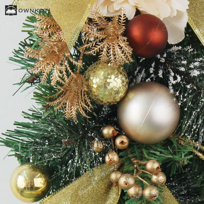 Artificial Rattan Christmas Garland Decor