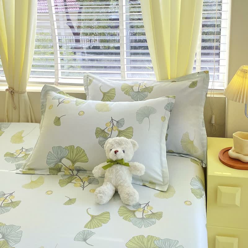 Refresh Ginkgo Leaf Pure Cotton Bedding