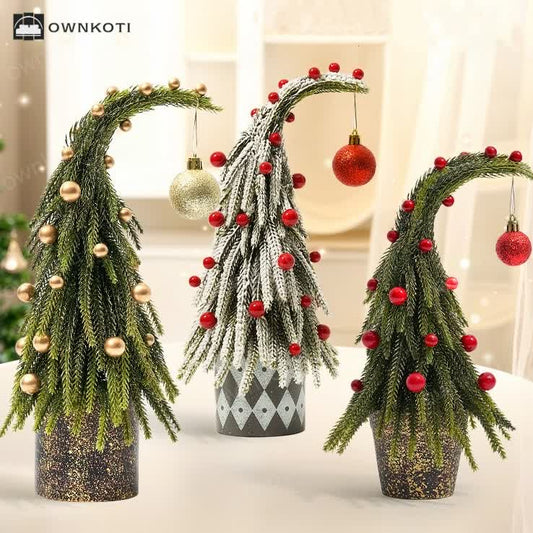 Christmas Tree Potted Home Decoration