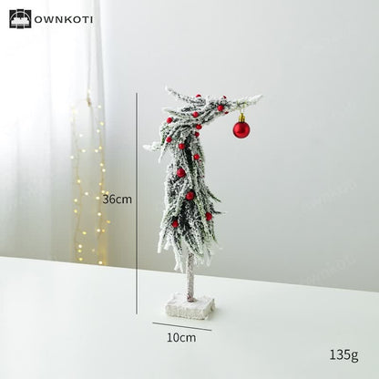 Crooked Neck Christmas Desktop Ornament