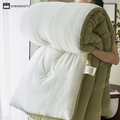 Solid Color Soft Winter Comforter