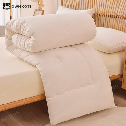 Solid Color Soft Reversible Comforter