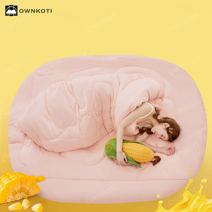 Solid Color Breathable Soft Comforter