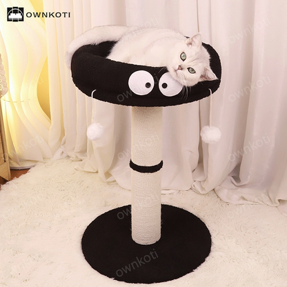 Cartoon Vertical Cat Scratching Post Bed