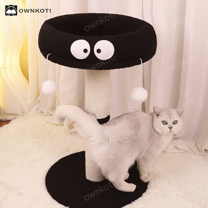 Cartoon Vertical Cat Scratching Post Bed