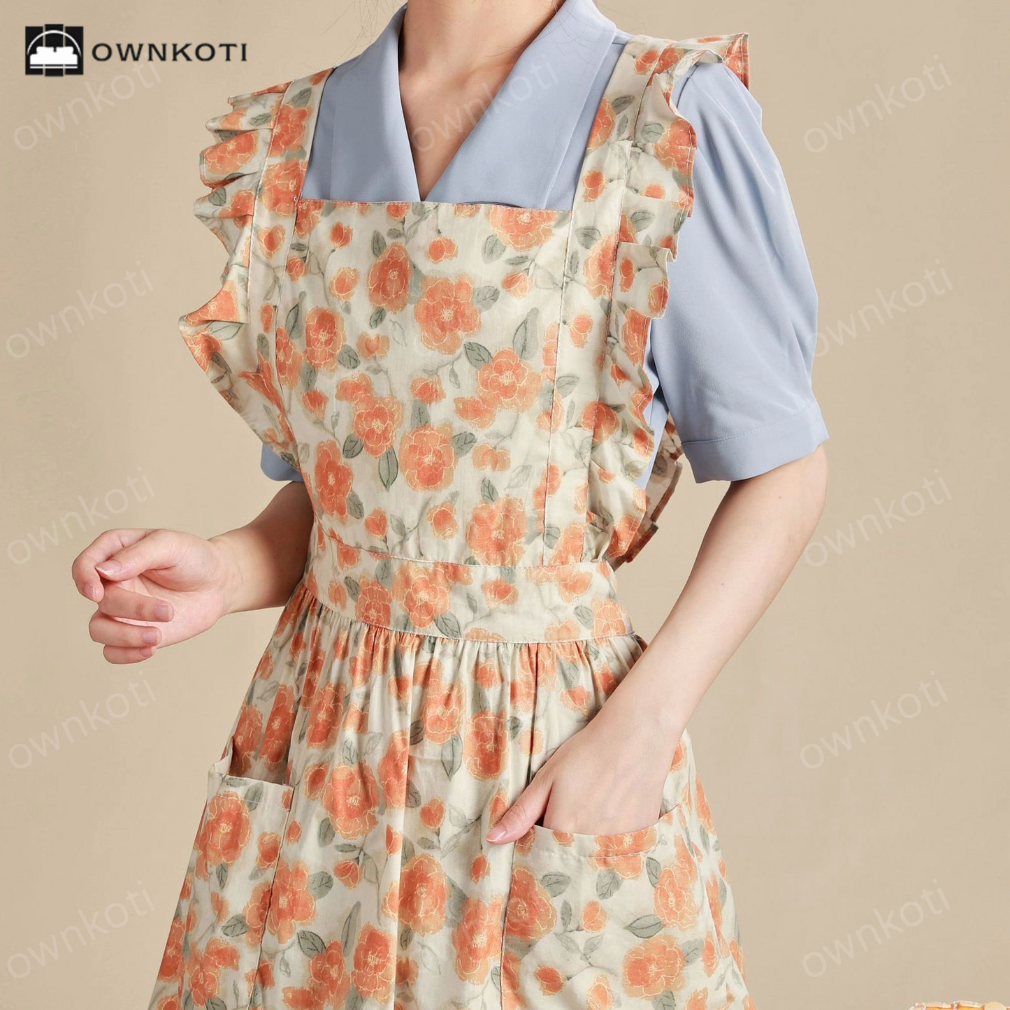 Pastoral Artist's Smock Gardening Apron