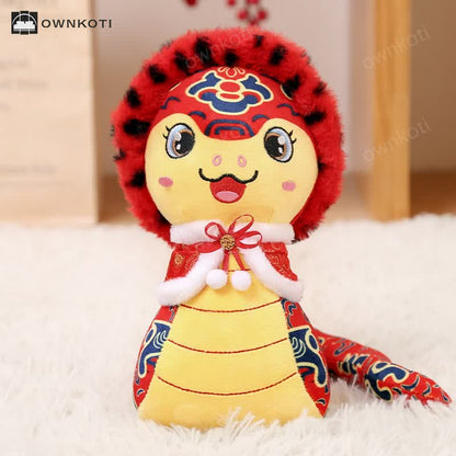 Cute Mascot Snake Plush Toy Ornament