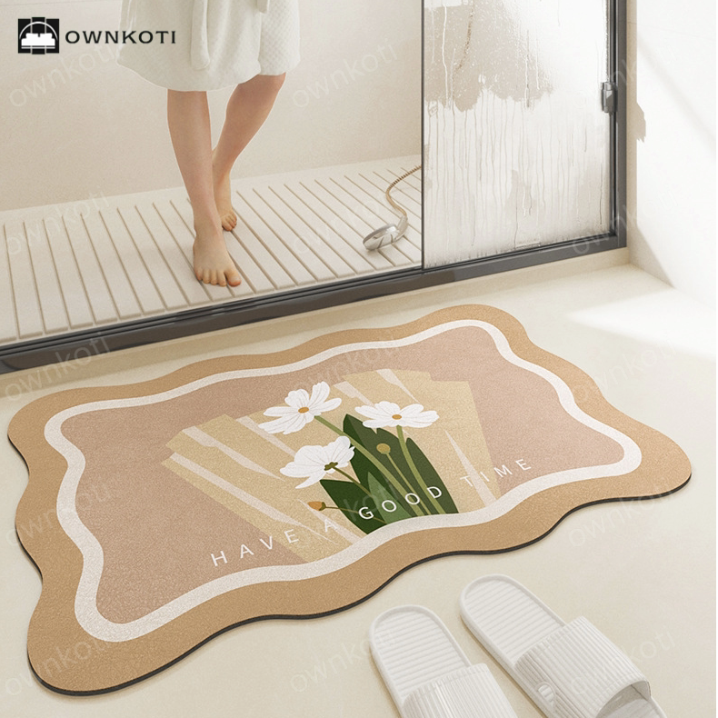 Pastoral Water-absorbent Bath Mat