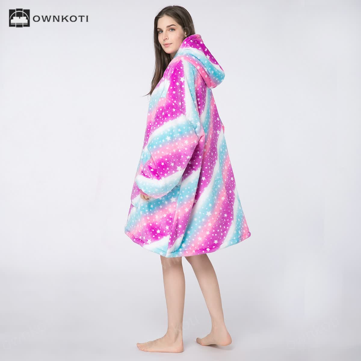 Rainbow Star Wearable Blanket Sleepwear