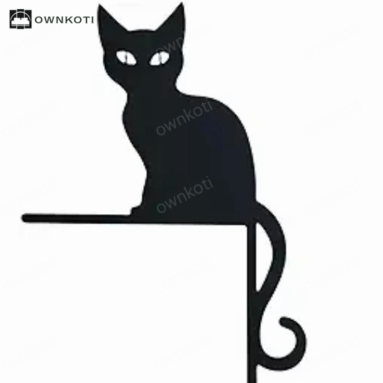 Metal Adorable Cat Home Decor Door Topper